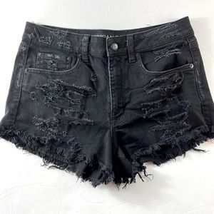 American eagle vintage high-rise festival distressed shorts